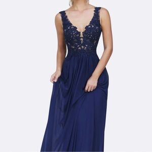 Sherri Hill Prom/Formal Navy Blue Dress